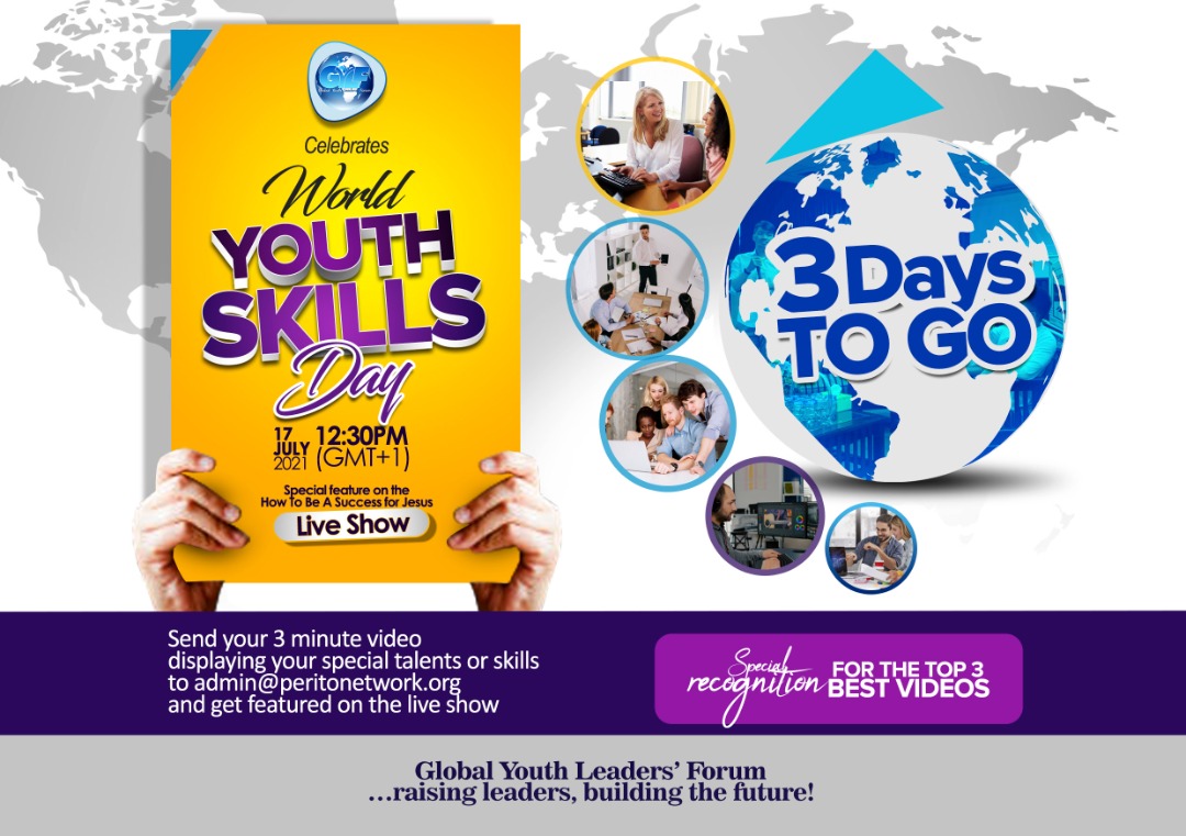 3 DAYS TO GO: WORLD YOUTH SKILLS DAY 2021